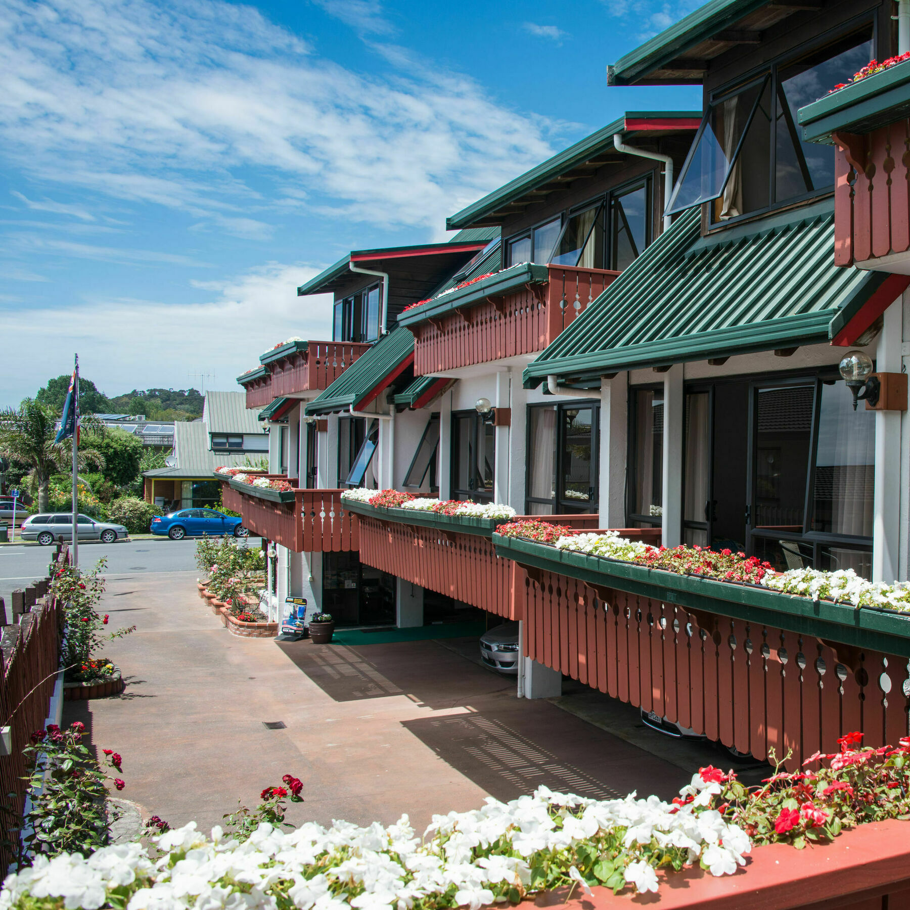 Swiss Chalet Lodge Motel Paihia Buitenkant foto